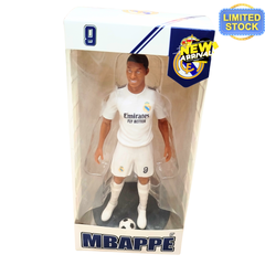 Kylian Mbappé Real Madrid Action Figure – 8 Inch Football Toy for Kids | Limited Edition #9 Collectible