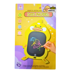 🐥 Duck-Shaped LCD Writing Tablet for Kids – Colorful Drawing Board, Eye Protection, Reusable – Ages 3+