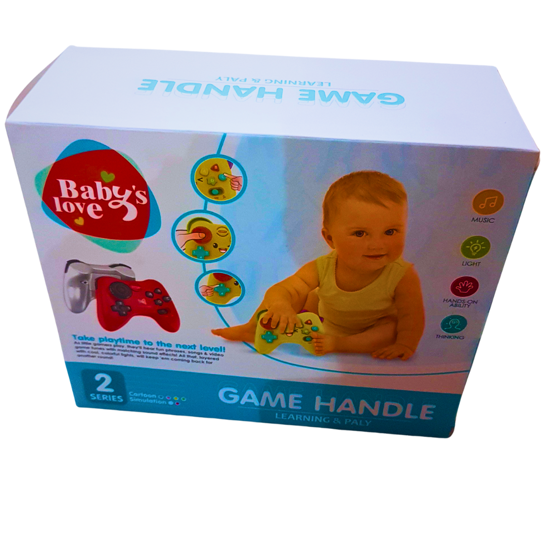 Baby's Love Musical Learning Gamepad Toy – Interactive Game Handle with Lights & Sounds | Educational Toy for Toddlers (Ages 6M to 3Y) Secondary image