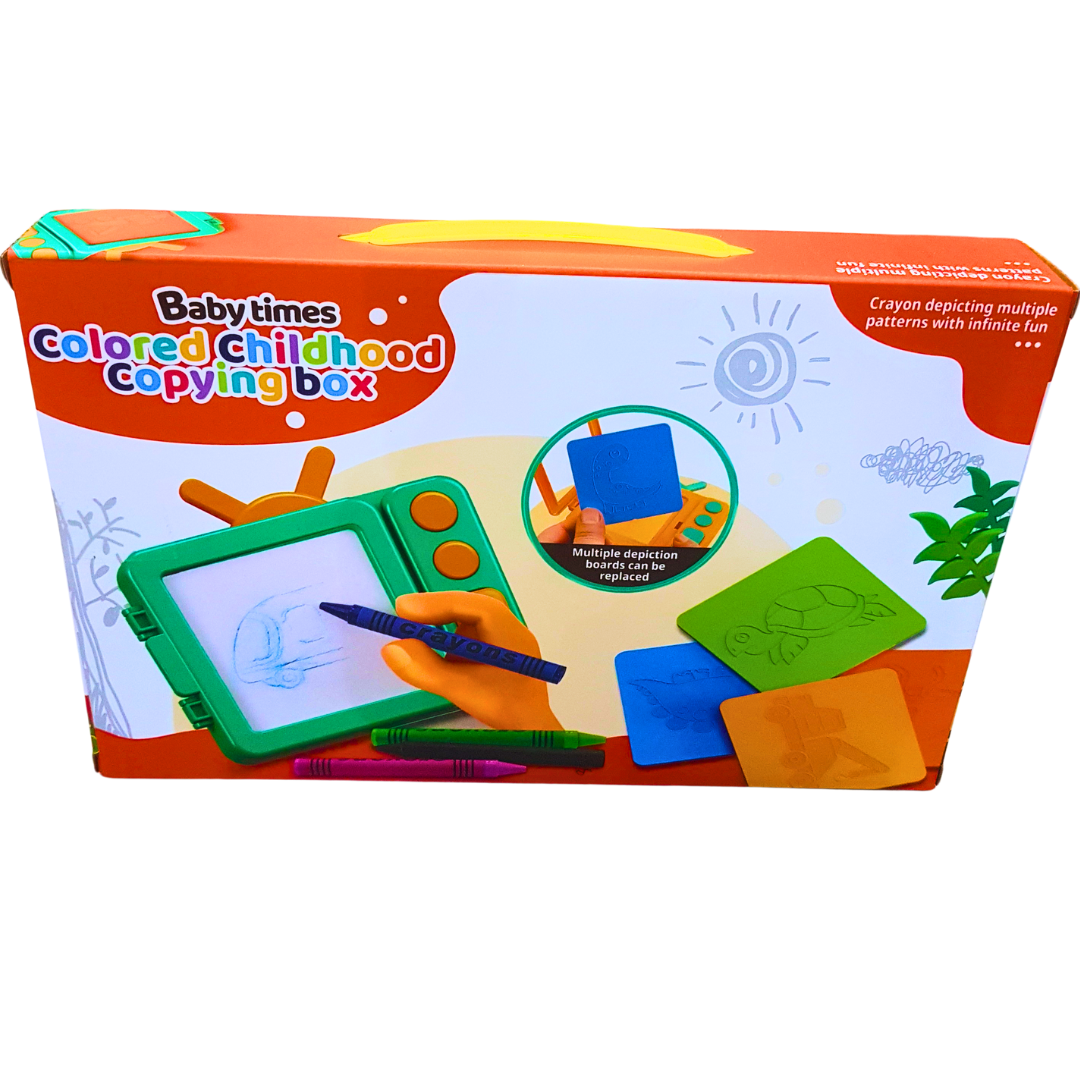 Baby Times Colored Childhood Copying Box | Interactive Drawing and Learning Toy for Kids - Ages 3+ Secondary image