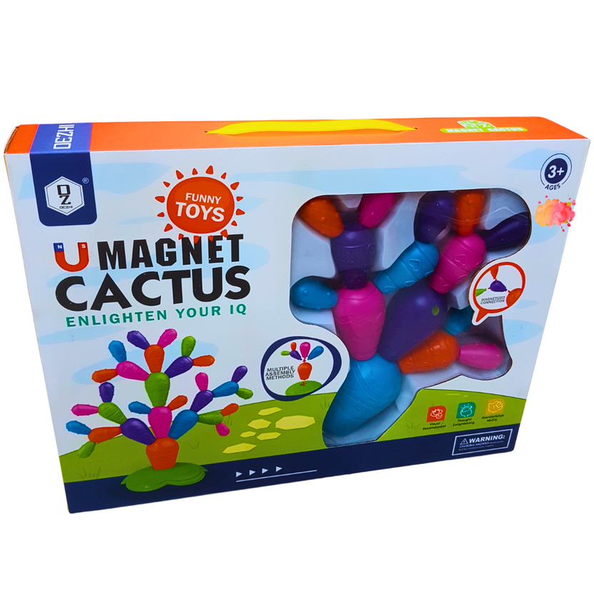 U Magnet Cactus Building Set for Kids - Enhance IQ & Creativity - 3+ Years Main image