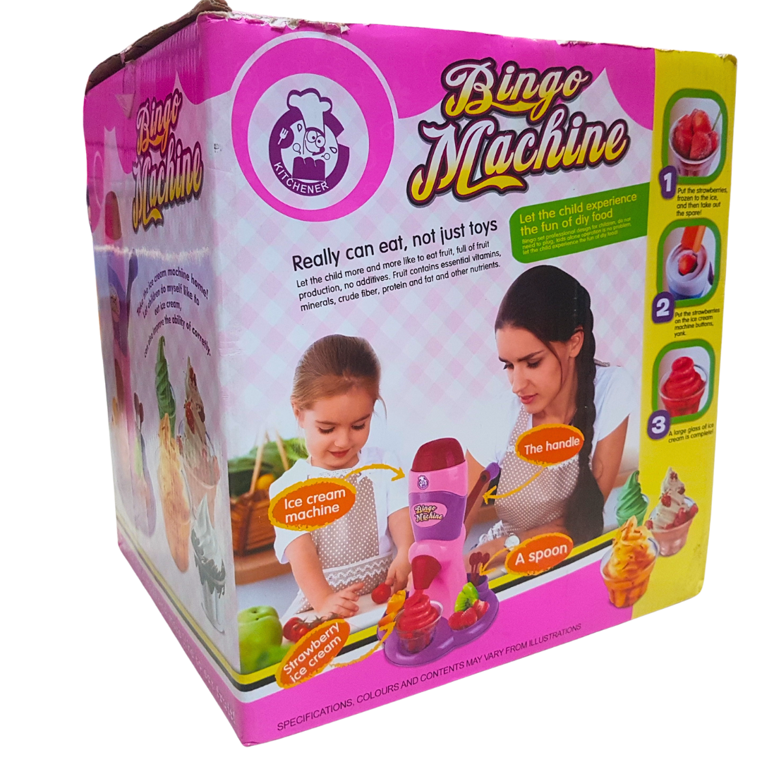Bingo Machine DIY Ice Cream Maker - Nutritious Treat Crafting for Kids