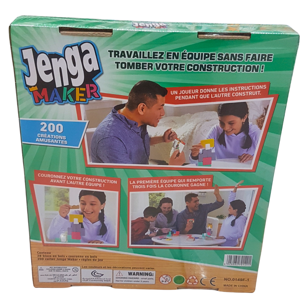 Jenga Maker – Creative and Fun Stacking Game for Kids Aged 8+