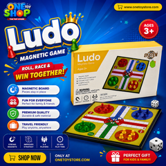ENGTEN Magnetic Ludo Board Game for Kids & Family – Portable Foldable Travel Ludo Set with Magnetic Pieces | Educational Strategy Game for 2-4 Players Ages 3+
