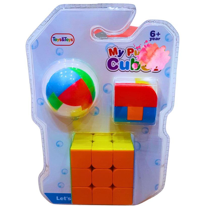 My Puzzle Cube Set - Engaging Brain Teasers for Kids 6 Years+ Main image