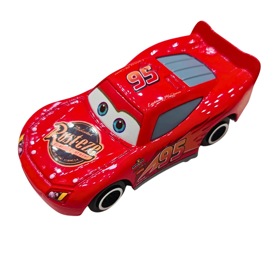 Disney Pixar Cars Lightning McQueen #95 Rust-eze Toy Car – Red Secondary image