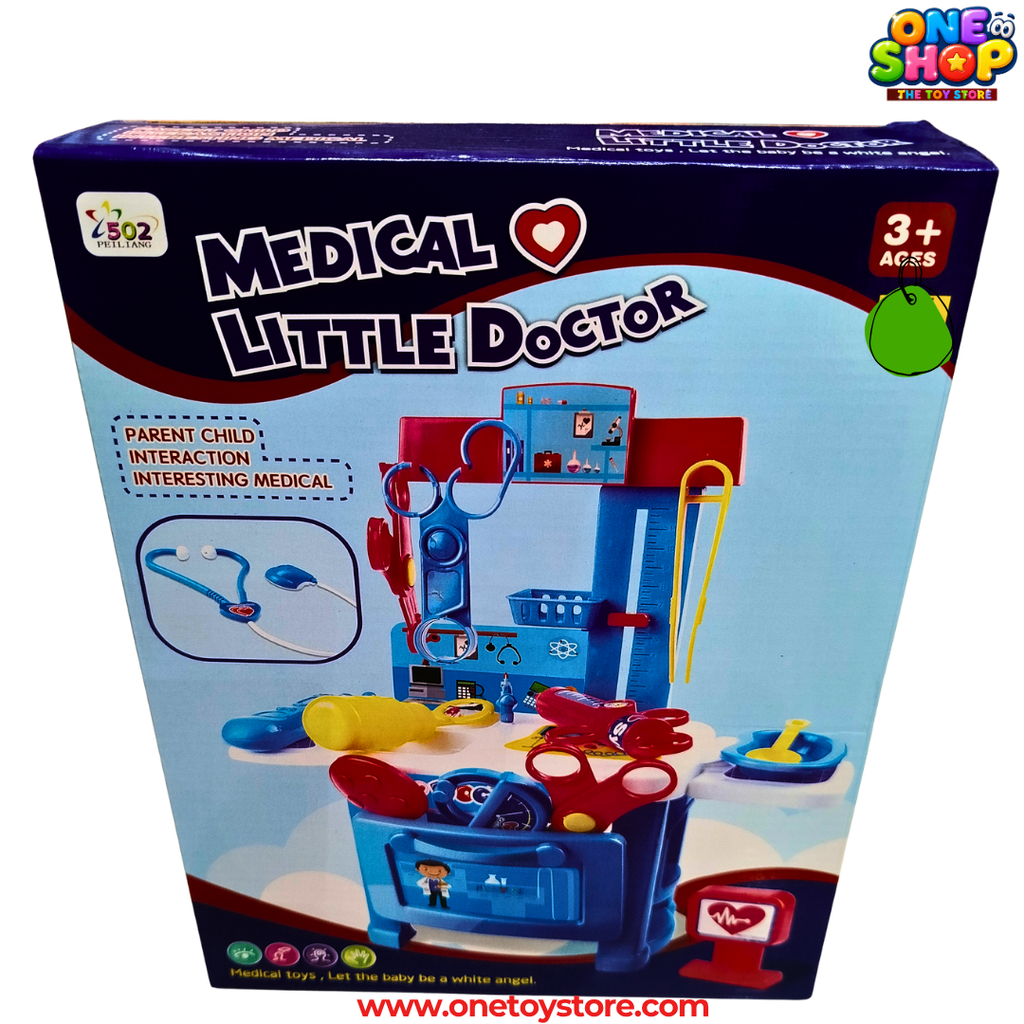 Medical Little Doctor Play Set for Kids – Pretend Doctor Kit with Stethoscope, Medical Tools & Storage Station | Educational Role Play Toy for Boys & Girls 3+ Years
