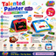 Talented Painter 27-Piece Double-Sided Drawing Board for Kids | Portable Art Easel & Writing Board Set | Educational Learning Toy for Boys & Girls 3+
