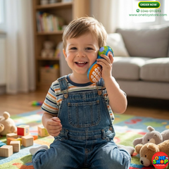 Baby Musical Learning Phone Toy – Light & Sound Mobile for Toddlers (Each Sold Separately) | Early Education Toy for Babies 12M+