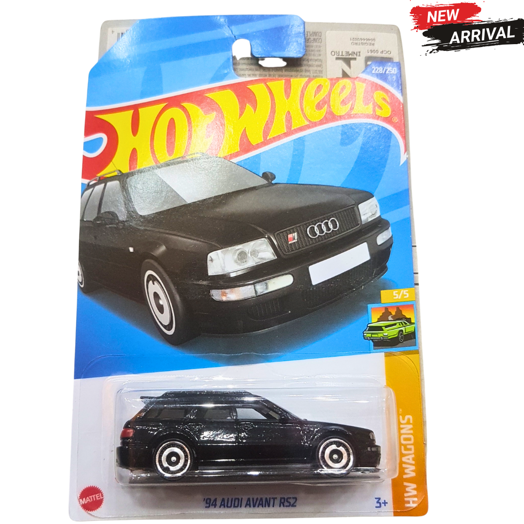🏎️ Hot Wheels ’94 Audi Avant RS2 – HW Wagons | Premium Die-Cast Car for Kids & Collectors (3+)