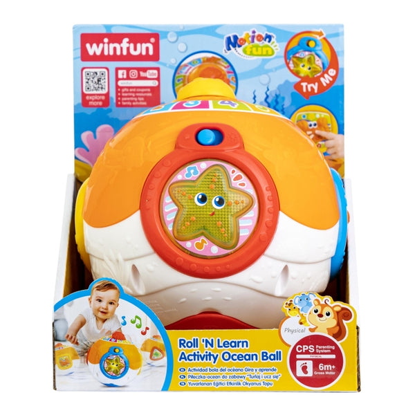WINFUN Roll 'N Learn Activity Ocean Ball