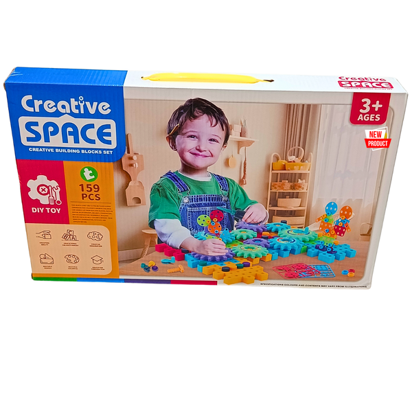 Creative Space 159-piece building set packaging