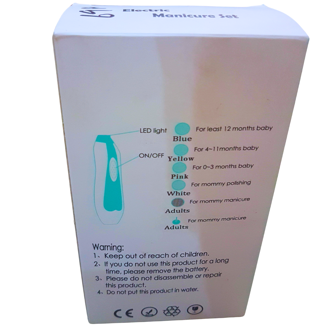 Electric Baby Manicure Set – Safe and Gentle Nail Care for Infants and Adults Secondary image