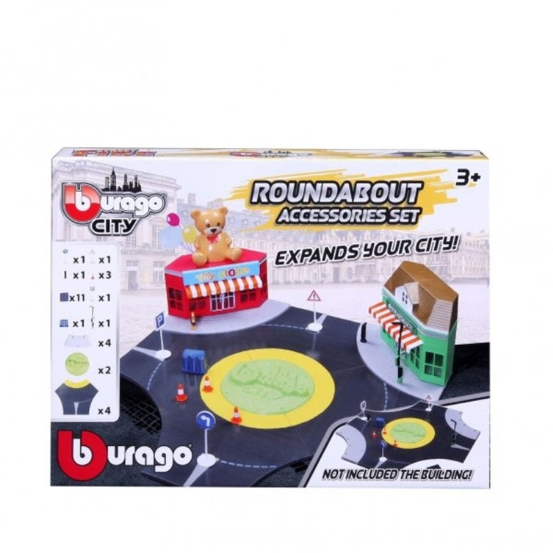 1/43 BBURAGO CITY ROUNDABOUT PLAYSET Main image