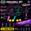 Premium Pickleball Set – 2 Pickleball Paddles & 4 Balls | Outdoor Family Sports Game Kit for Kids, Teens & Adults