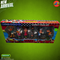 Mickey Mouse Cartoon Action Figures Set – Disney Character Toy Pack for Kids | Mini Collectible Figures (3+ Years)