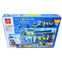 City Police Mobile Command Vehicle 504-Piece STEM Building Set – Creative Police Role-Play Toy for Kids Ages 6+ | Model LX.A410