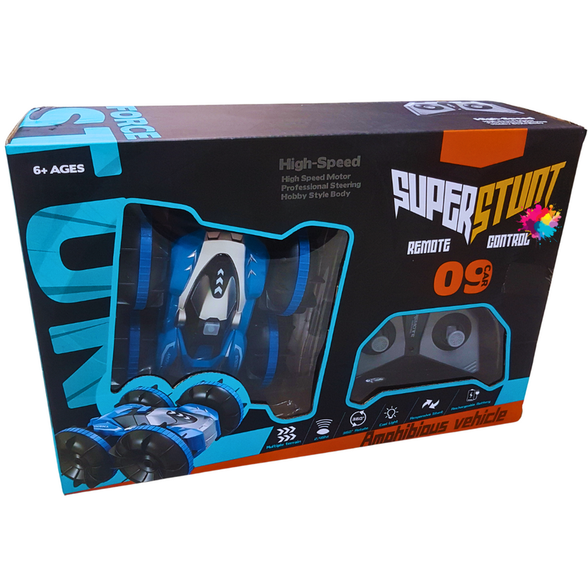 Super Stunt Amphibious RC Vehicle - High-Speed Remote Control Car for Kids (Ages 6+) Main image