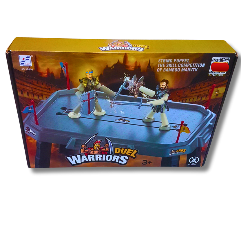 Duel Warriors String Puppet Battle Arena Game for Kids (Ages 3+) – Action-Packed Gladiator Competition Toy Main image