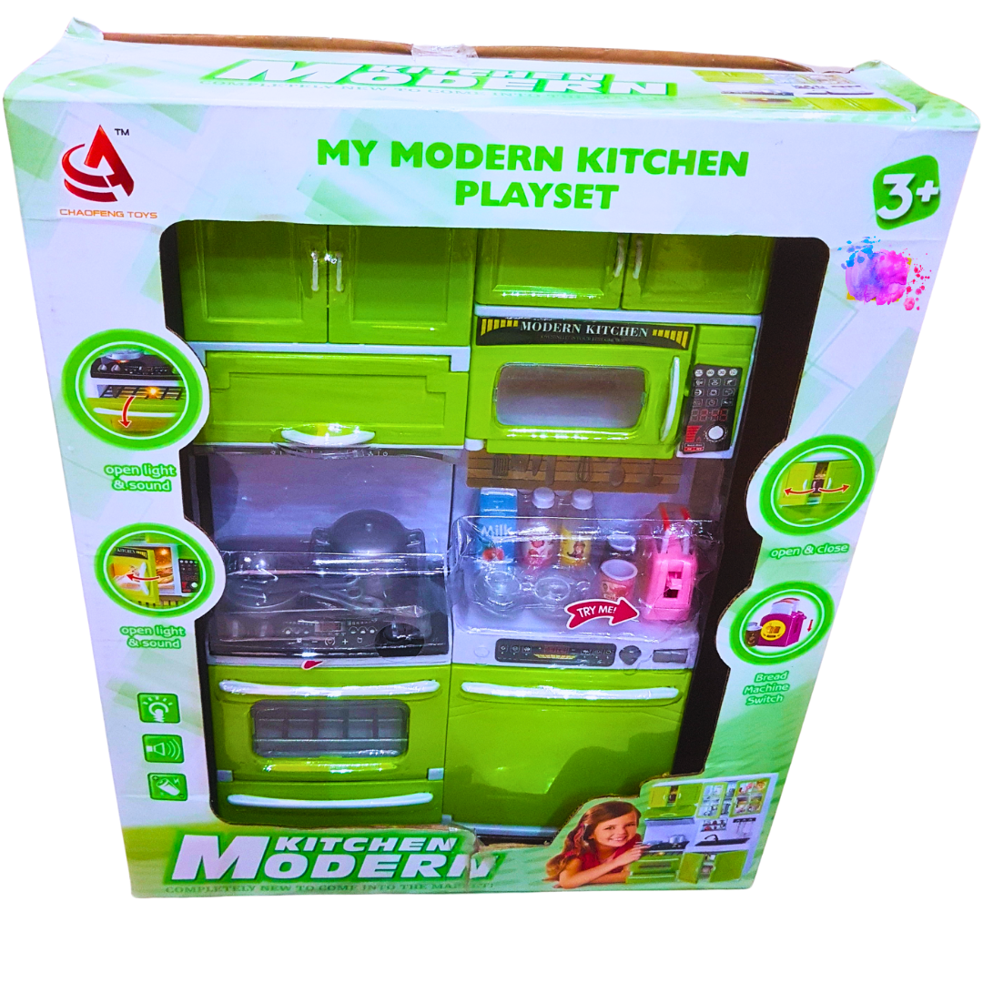 My Modern Kitchen Playset - Interactive Light & Sound Kitchen Toy for Kids Secondary image