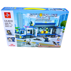 City Police Mobile Command Vehicle 504-Piece STEM Building Set – Creative Police Role-Play Toy for Kids Ages 6+ | Model LX.A410