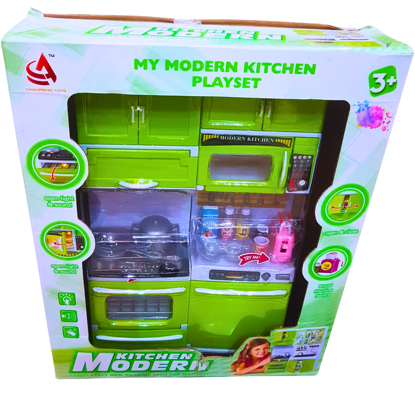 My Modern Kitchen Playset - Interactive Light & Sound Kitchen Toy for Kids Main image