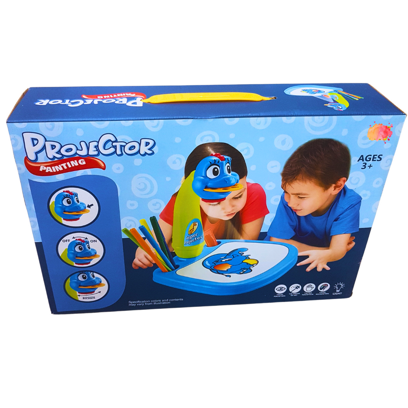 Dino Projector Painting Set - Fun and Interactive Drawing and Painting Toy for Kids Aged 3+ Main image