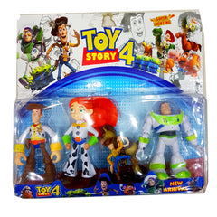 New Arrival Toy Story 4 Action Figure Set - Ideal Gift for Toy Story Enthusiasts and Kids Aged 3+ - Exclusive 5-Piece Collector's Edition