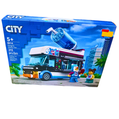 City Penguin Slushy Van Building Set – 213-Piece Ice Cream Truck Toy with Mini Figures (Ages 5+)