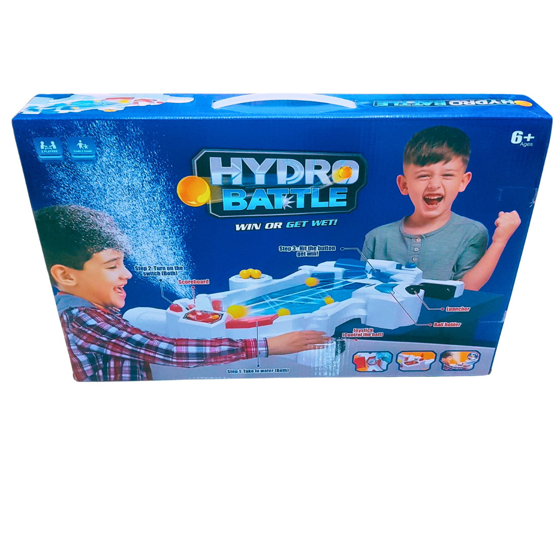 💦 Hydro Battle Tabletop Water Game – 2-Player Ball Blasting Game | Win or Get Wet! | Action Toy for Kids Ages 6+