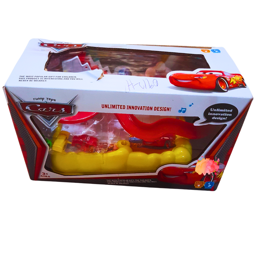 Lightning McQueen Car Track Play Set | Interactive Racing Track with Lights and Music for Kids - Ages 3+ Main image