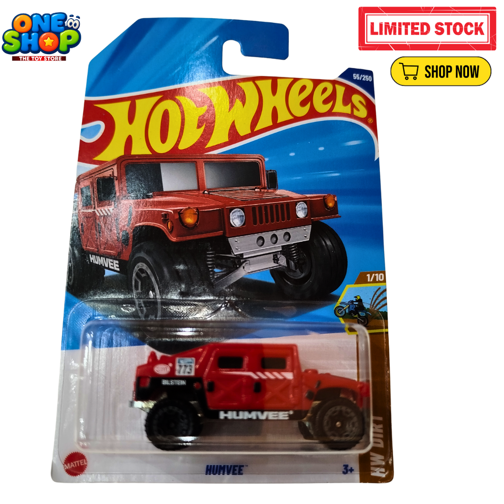 Hot Wheels Humvee Off-Road Die-Cast Car – HW Dirt Series 4x4 Military Style Jeep Toy | Kids Toy Cars Pakistan