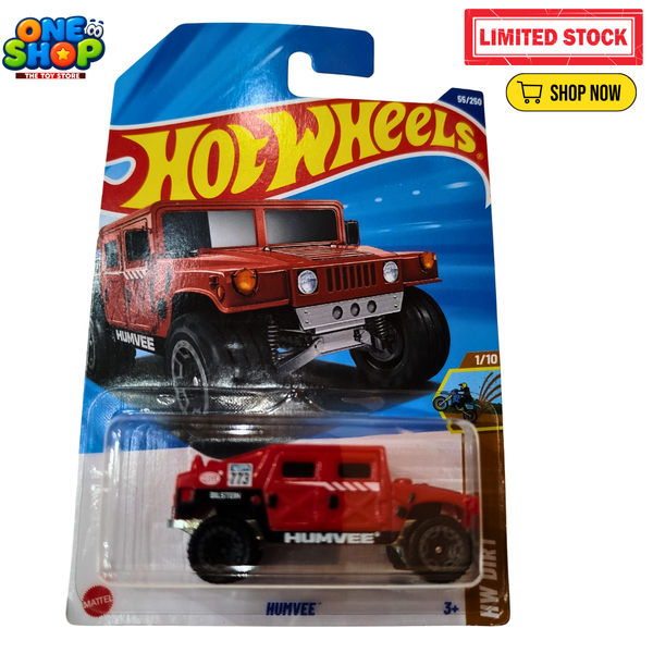 Hot Wheels Humvee Off-Road Die-Cast Car – HW Dirt Series 4x4 Military Style Jeep Toy | Kids Toy Cars Pakistan