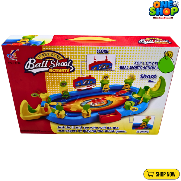 Ball Shoot Activate Table Game for Kids – Interactive Basketball Shooting Board Game for 1-2 Players | Fun Family Sports Game for Boys & Girls Age 3+