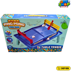 Kids Table Tennis Ping Pong Game Set – Mini Table Tennis Board Game with Paddles & Balls | Interactive Indoor Sports Toy for Boys & Girls