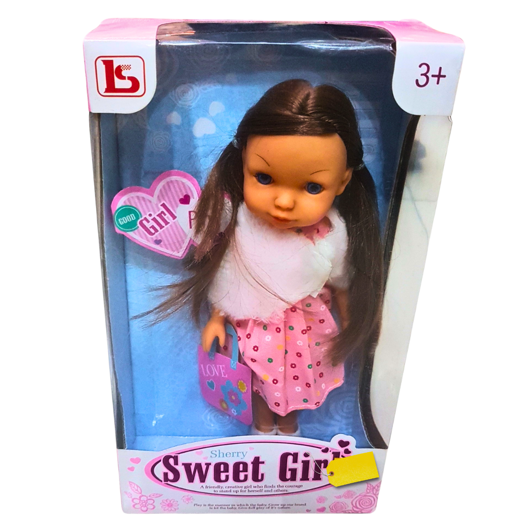 Sherry Sweet Girl Doll – Adorable Outfit with Accessories – Perfect Gift for Kids (3+)