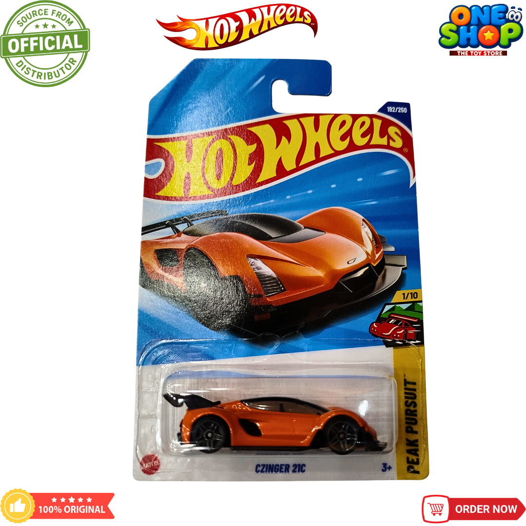 Hot Wheels Czinger 21C Die-Cast Hypercar – Exotic Supercar Toy Car for Kids & Collectors