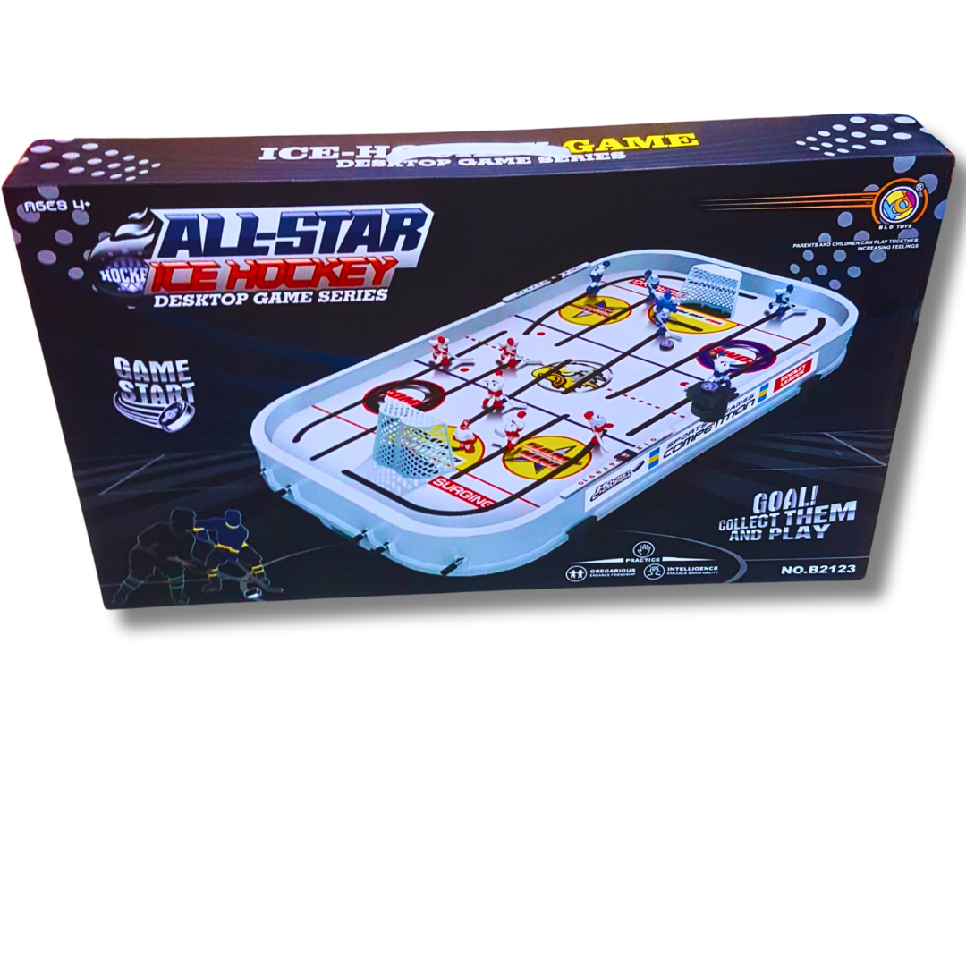 All-Star Ice Hockey Desktop Game Series for Kids (Ages 4+) – Tabletop Sports Action Play Set