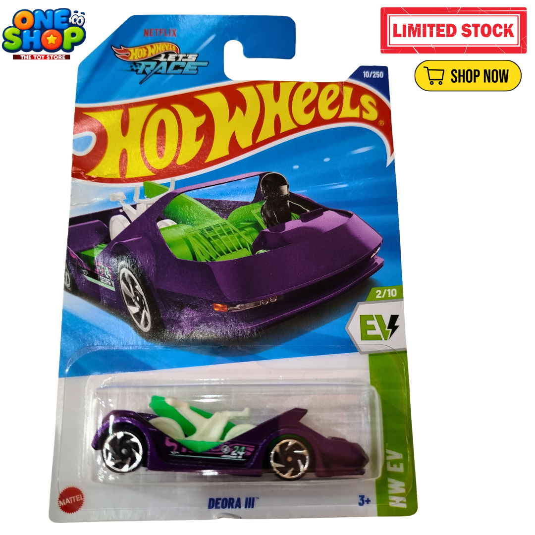 Hot Wheels Deora III EV Die-Cast Car – HW EV Series Electric Futuristic Racing Toy | Kids Toy Cars Pakistan