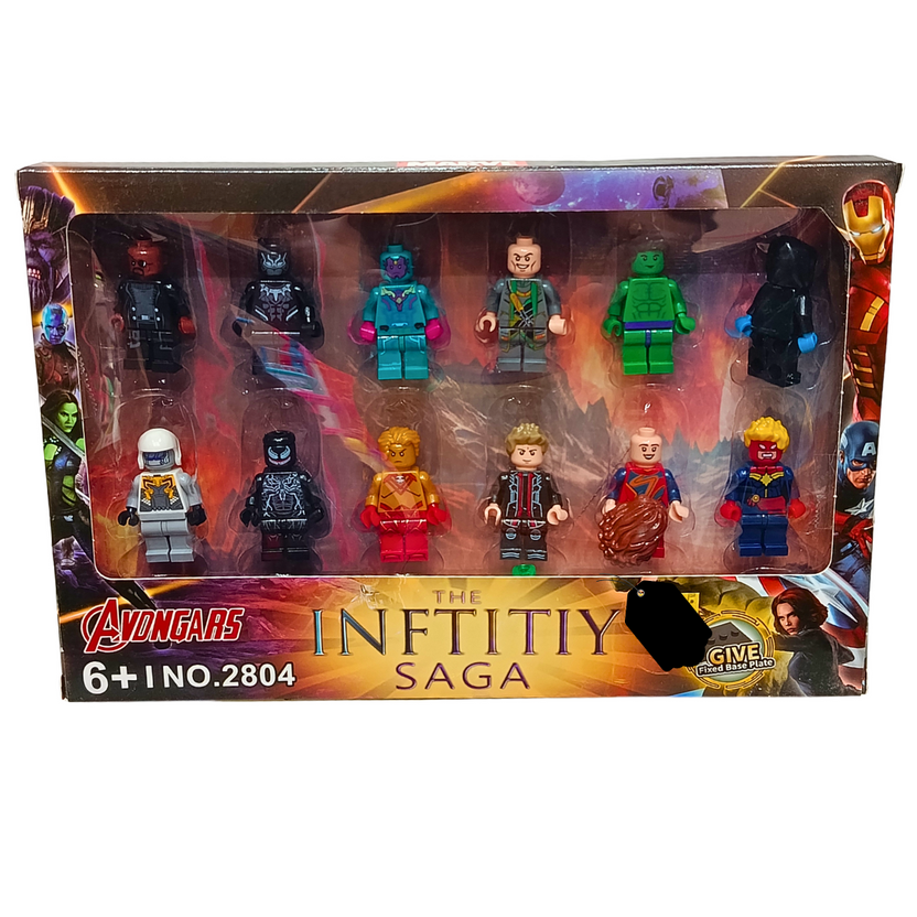 Avengers Infinity Saga mini figure set front packaging Main image