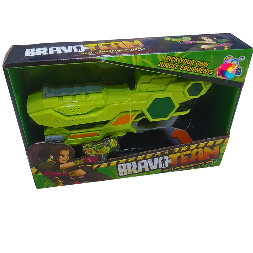 Bravo Team Jungle Crossbow Action Toy Gun for Kids - Realistic Adventure Play - Ages 3+ Main image