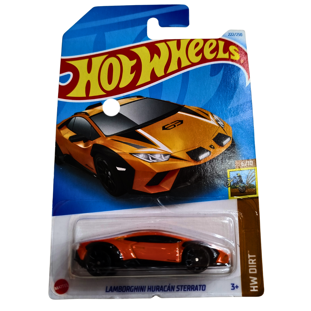 Hot Wheels Lamborghini Huracán Sterrato Die-Cast Car – HW Dirt Series | 1:64 Scale Metal Toy Car for Kids Ages 3+