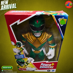 Power Rangers Green Ranger Mega Mighties Action Figure – Large Poseable Superhero Toy for Kids | Mighty Morphin Power Rangers (3+ Years)