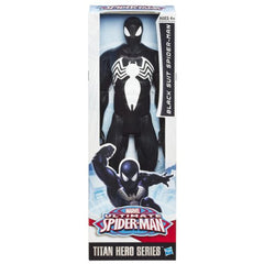 Marvel Ultimate Spider-Man Titan Hero Series Black Suit Spider-Man Action Figure - 12 Inch