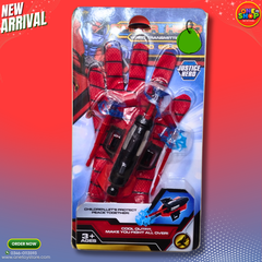 Justice Hero Superhero Blaster Glove Set – Kids Role Play Action Toy with Launcher for Ages 3+ in Pakistan