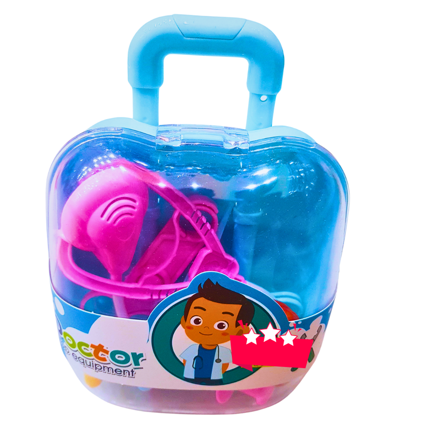 Kids Doctor Play Set with Stethoscope & Medical Tools – Pretend Play Kit in Carry Case for Boys & Girls (Age 3+) Main image