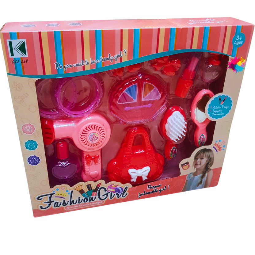 Fashion Girl Beauty Play Set for Kids | Pretend Play Salon Kit | Ages 3+ Main image