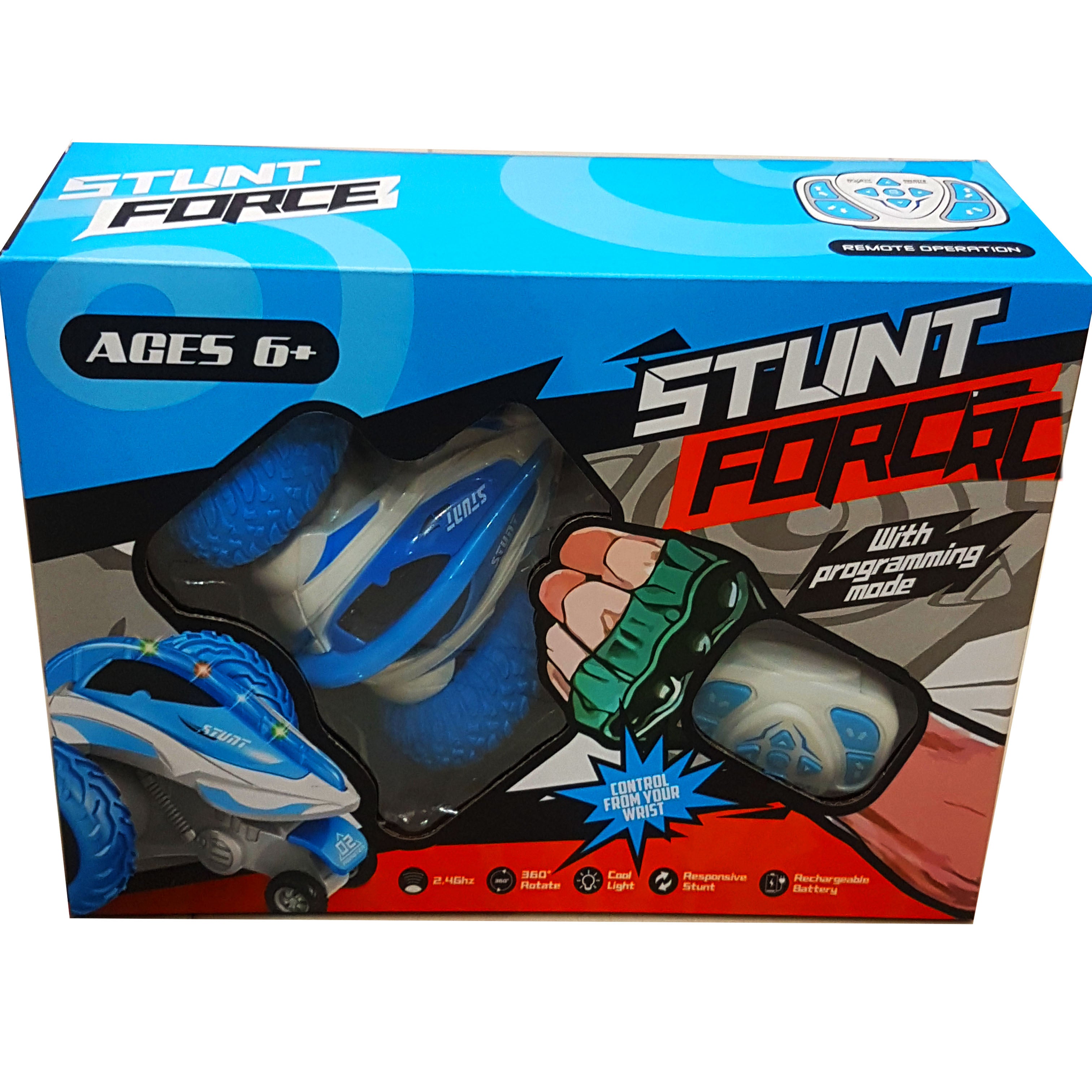 Ultra-Dynamic 360° Stunt Car - Cool LED Lights - Perfect Boys' Gift (Ages 3-10) - Remote Controlled, Rechargeable Secondary image