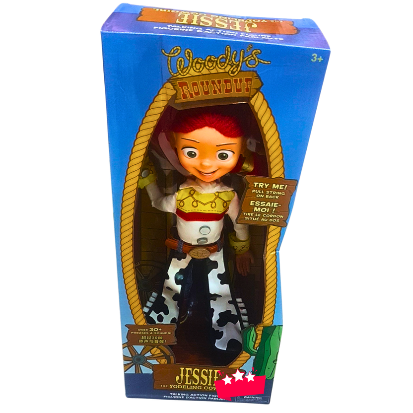 Toy Story Jessie the Yodeling Cowgirl – Talking Pull-String Doll with 30+ Phrases | Woody’s Roundup Edition | Age 3+ Main image