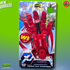 Hero Attack Superhero Launch Glove Set – Kids Justice Hero Role Play Blaster Toy for Ages 3+ in Pakistan
